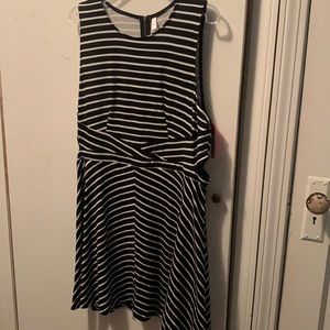 Black and white dress